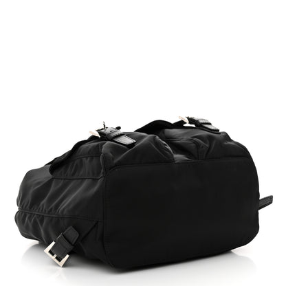 Prada Tessuto Nylon Saffiano Vela Backpack Black 4 of 9