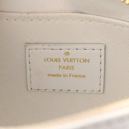 Louis Vuitton Calfskin Bubblegram Papillon BB Snow White 6 of 10