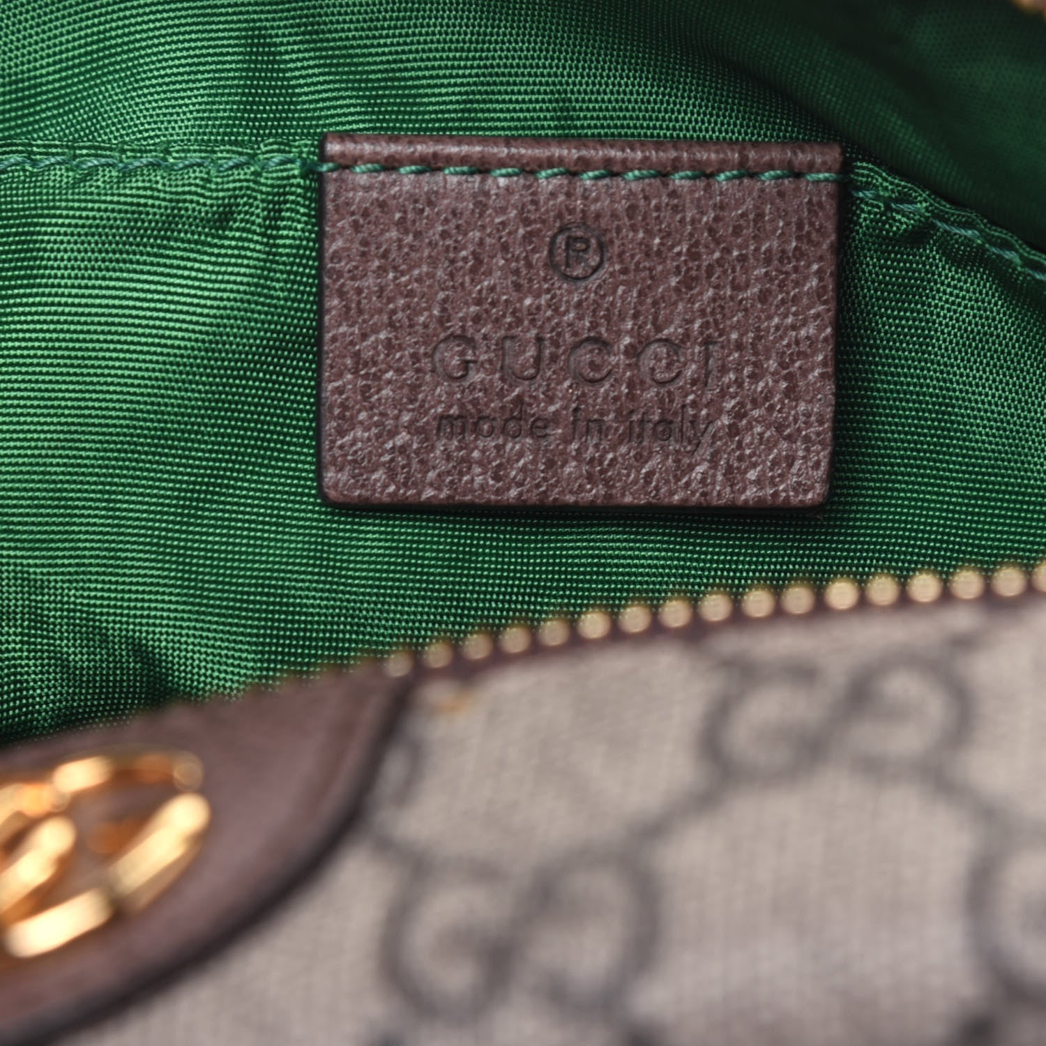 Gucci Soft GG Supreme Monogram Calfskin Medium Ophidia Cosmetic Case Beige Ebony New Acero 6 of 15