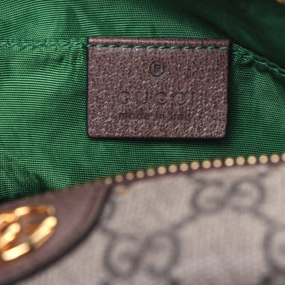 Gucci Soft GG Supreme Monogram Calfskin Medium Ophidia Cosmetic Case Beige Ebony New Acero 6 of 15