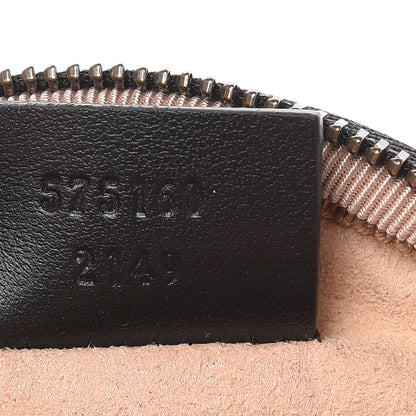 Gucci Calfskin Matelasse GG Marmont Round Coin Purse Black 7 of 9