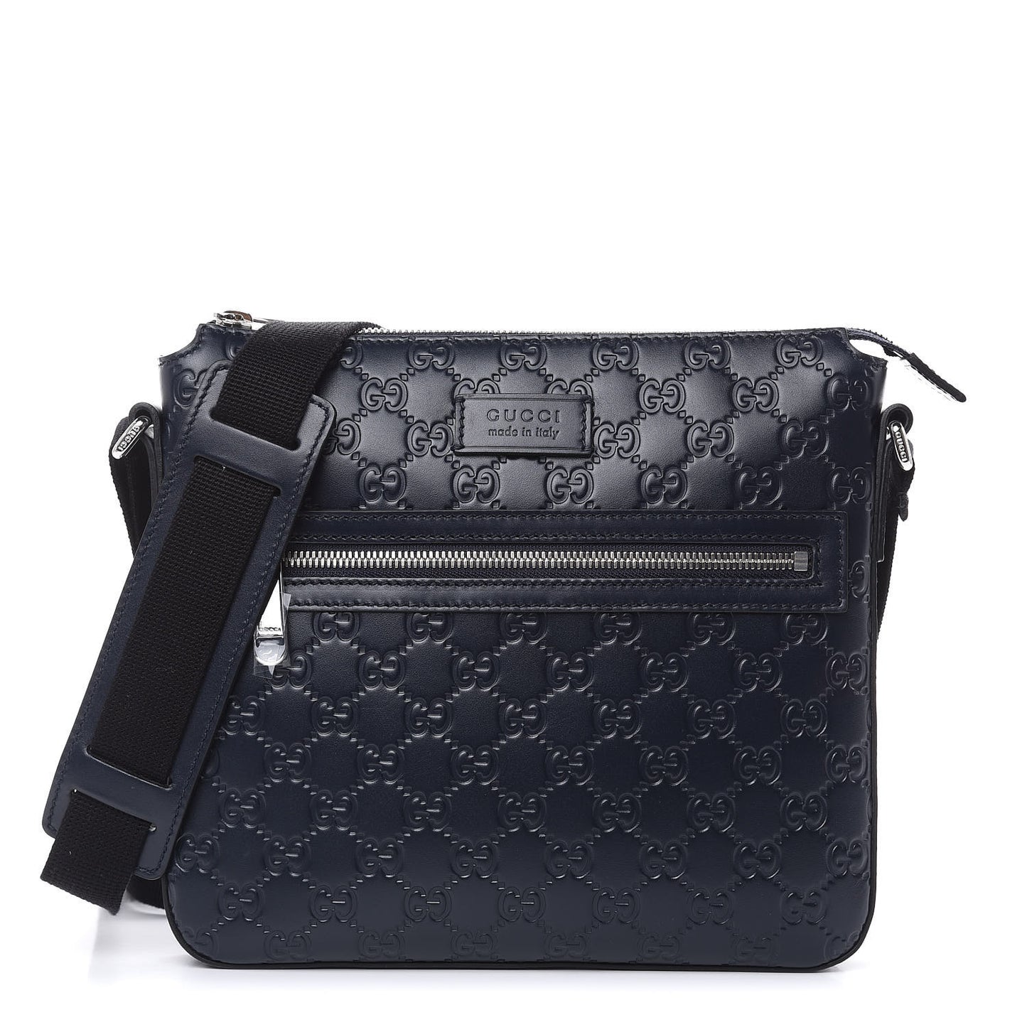 Guccissima Signature Small Messenger Bag Blue