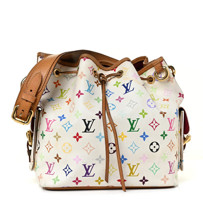 Louis Vuitton Monogram Multicolor Petit Noe White 1 of 26