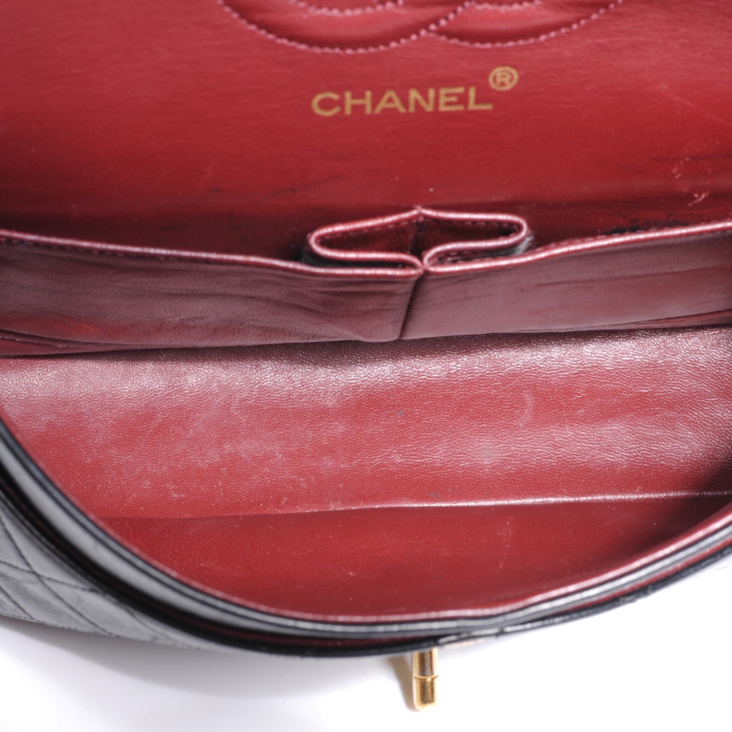 Chanel Lambskin Medium Double Flap Black 9 of 9