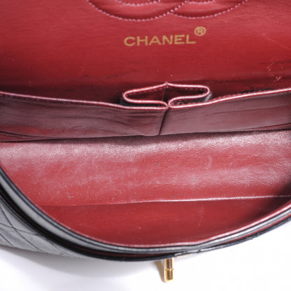 Chanel Lambskin Medium Double Flap Black 9 of 9