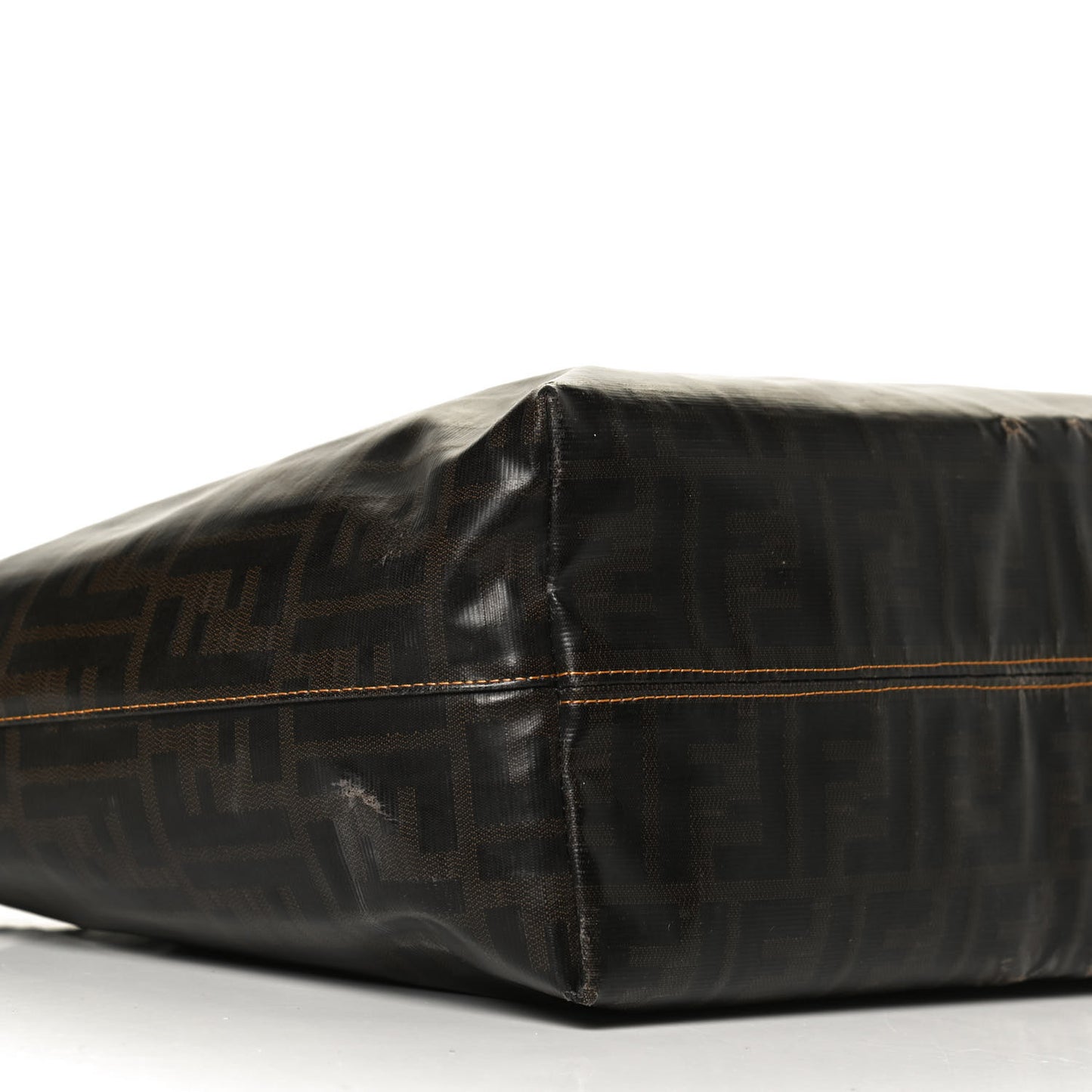 Zucca Spalmati Matrioska Small Roll Tote Tobacco Black