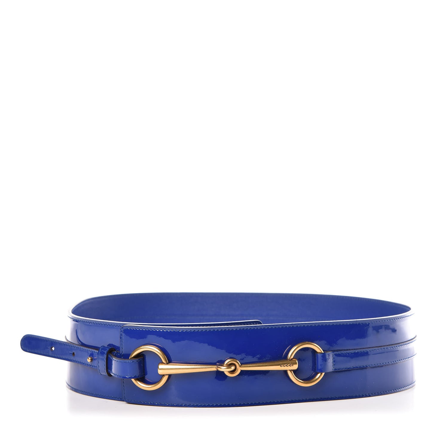 Patent Bright Bit Wide Belt 90 36 Deep Zaffiro