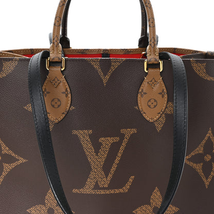 Louis Vuitton Reverse Monogram Giant Onthego MM 7 of 10
