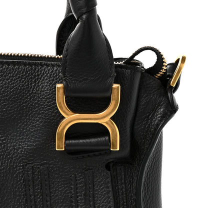 Chloe Calfskin Braided Medium Marcie Double Carry Black 8 of 16