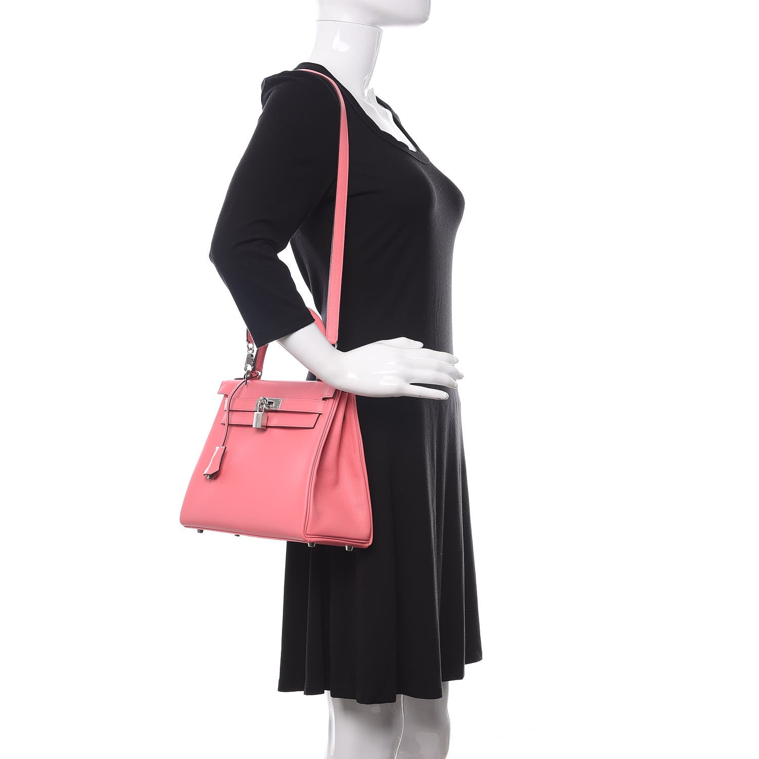 Hermes Evercolor Verso Kelly Retourne 28 Rose D'ete Terre Battue 2 of 42