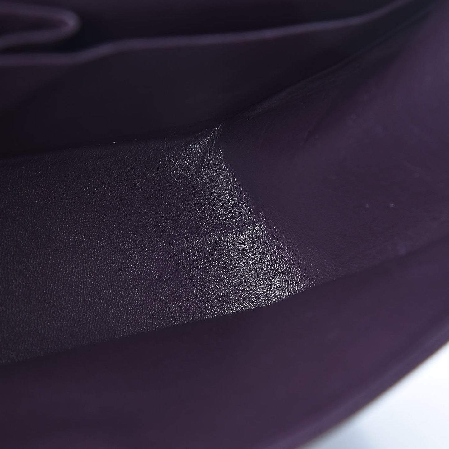 Caviar Quilted Jumbo Double Flap Dark Purple