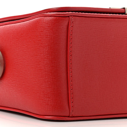 Off-White Calfskin Binder Clip Bag Red 9 of 10