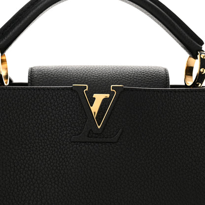 Louis Vuitton Taurillon Capucines BB Black 8 of 10