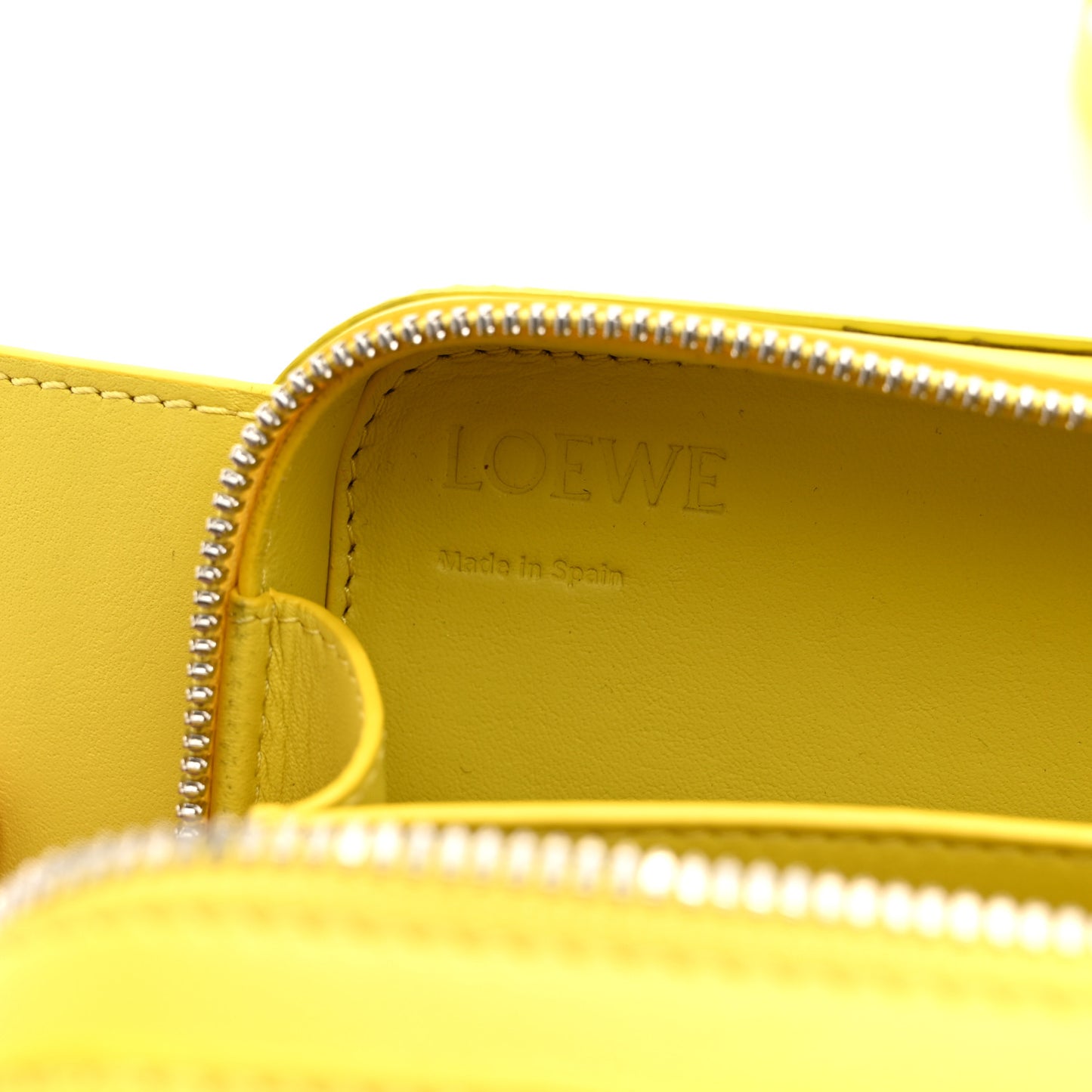 Calfskin Molded Sling Crossbody Bag Yellow