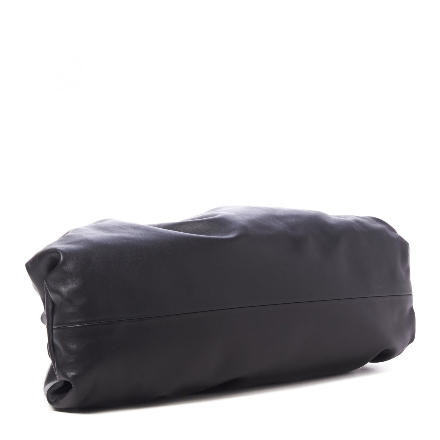 Smooth Butter Calf The Pouch Oversized Clutch Black