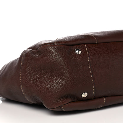 Prada Vitello Daino Side Pocket Hobo Bruciato 9 of 20