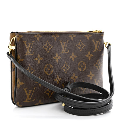 Louis Vuitton Reverse Monogram Giant Double Zip Pochette 3 of 16
