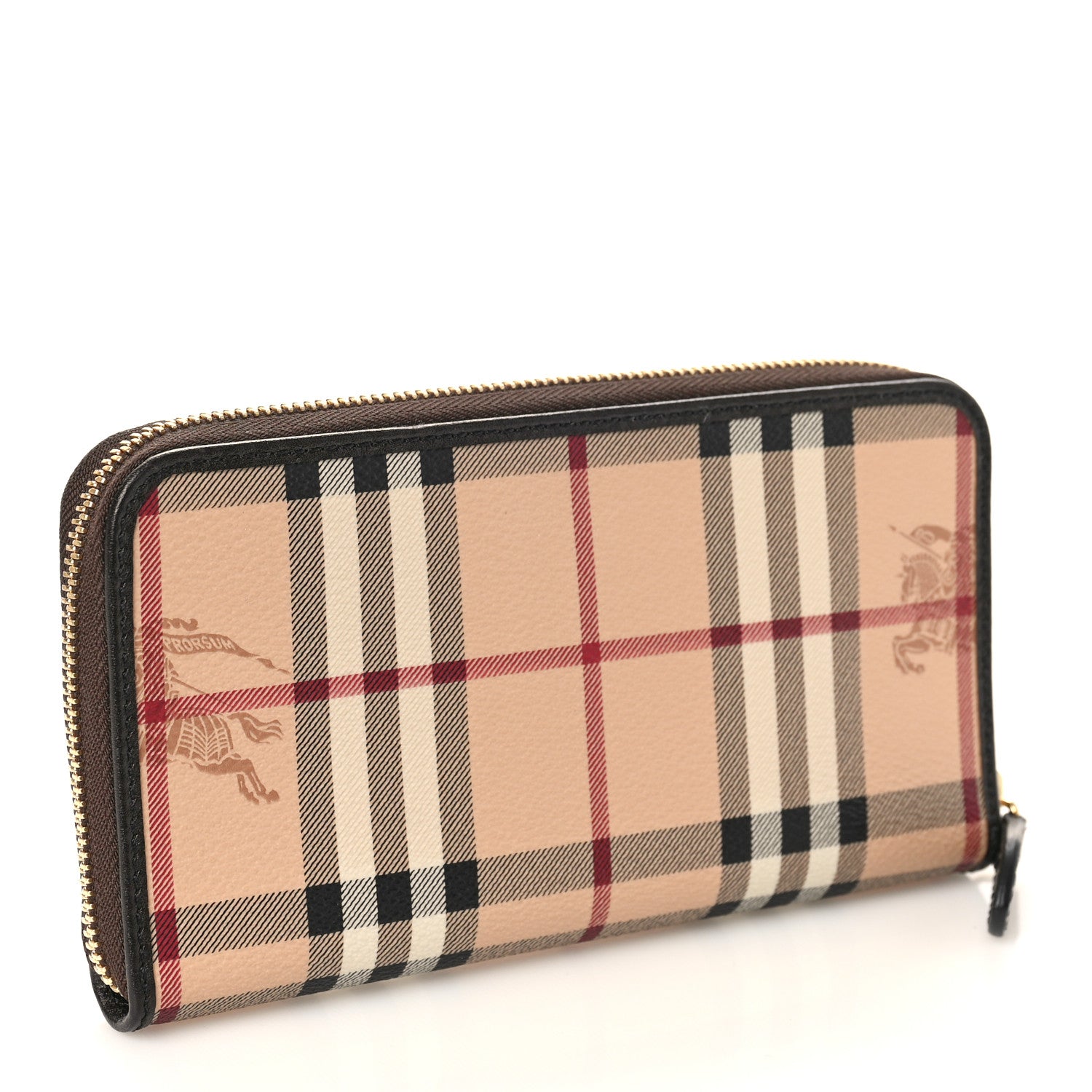 Burberry Haymarket Check Zip Around Wallet 3 of 8