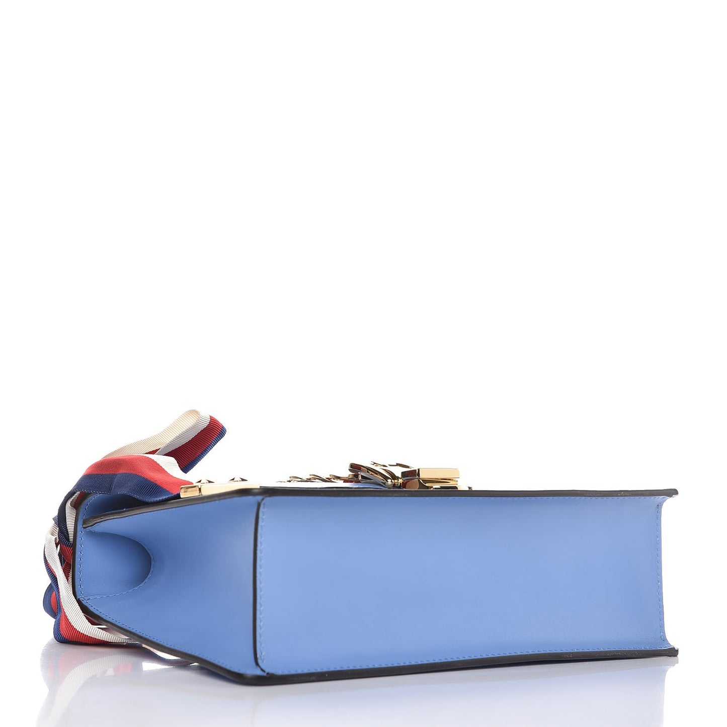 Calfskin Small Sylvie Shoulder Bag Clear Sky Blue