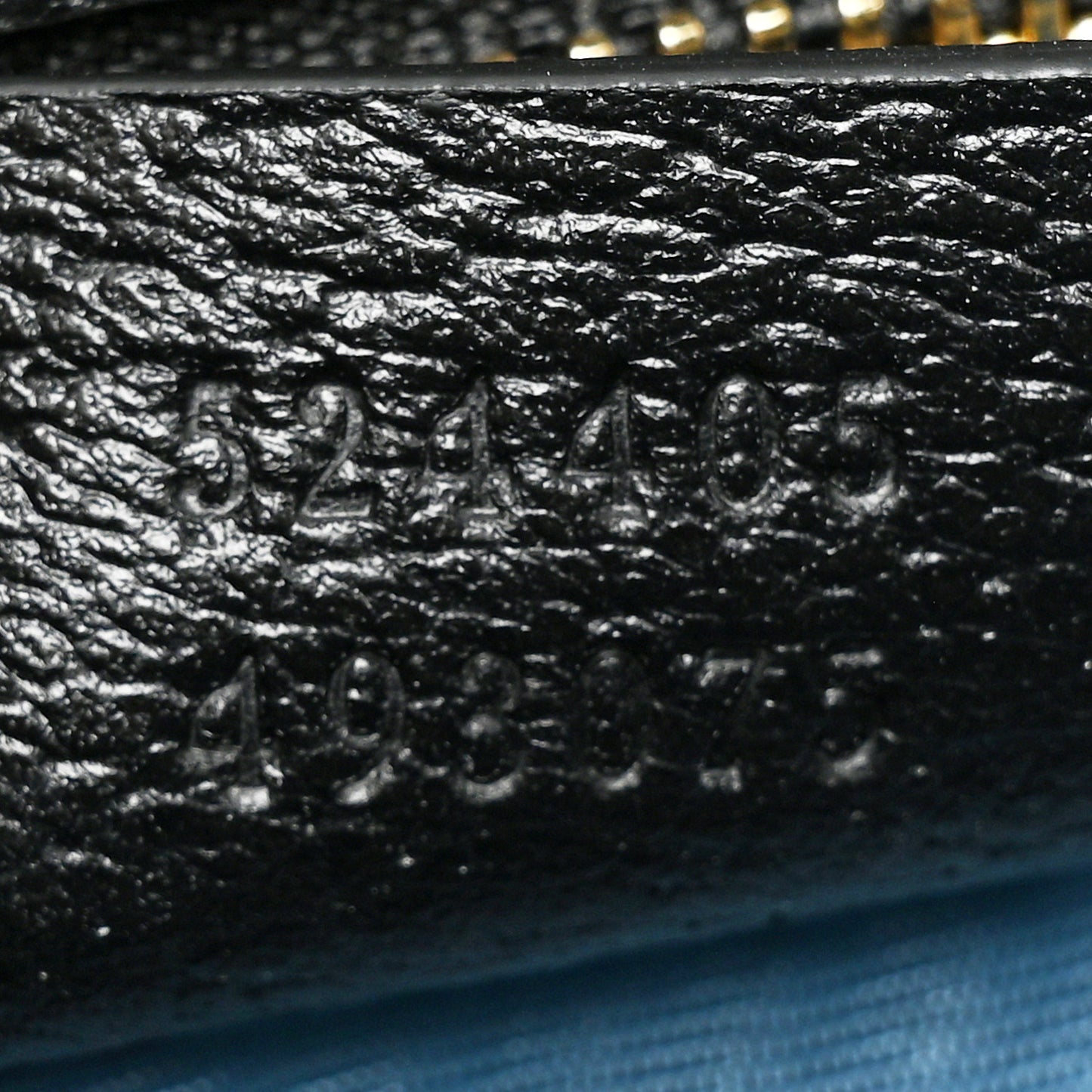 Textured Calfskin Bee Star Print Small Sylvie Shoulder Bag Black