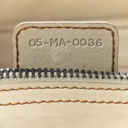 Christian Dior Calfskin Medium Gaucho Double Saddle Bag Ivory 6 of 14