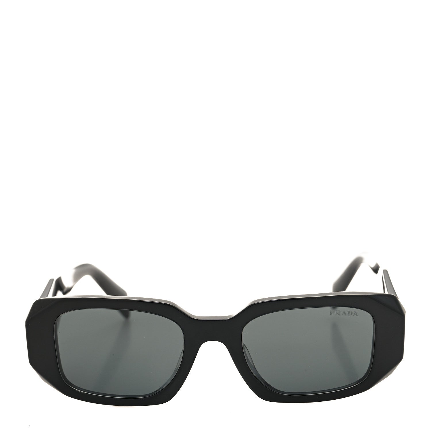 Prada Acetate Symbole Sunglasses SPR 17W Black 2 of 8