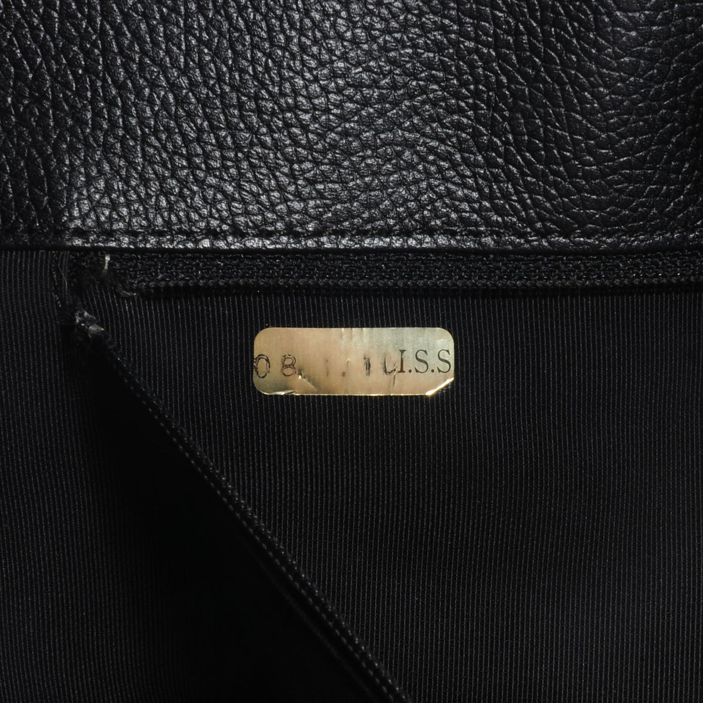 Calfskin Cerf Shopper Tote Black