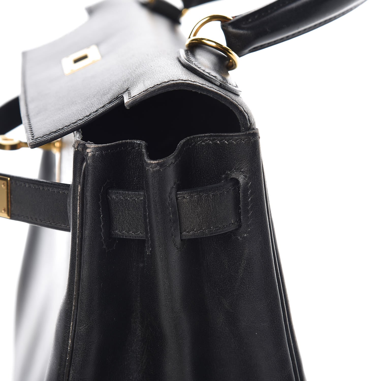 Hermes Box Kelly Retourne 28 Black 28 of 39