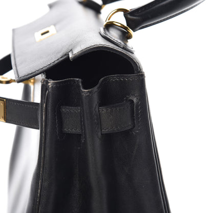 Hermes Box Kelly Retourne 28 Black 28 of 39