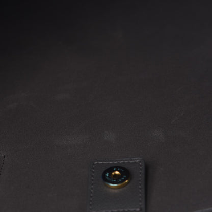 Saint Laurent Calfskin Large Shopping Tote Dark Grey 10 of 12