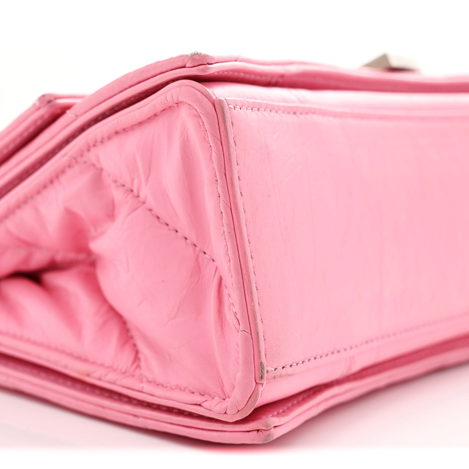 Balenciaga Crushed Calfskin Quilted Small Crush Chain Bag Sweet Pink 9 of 15