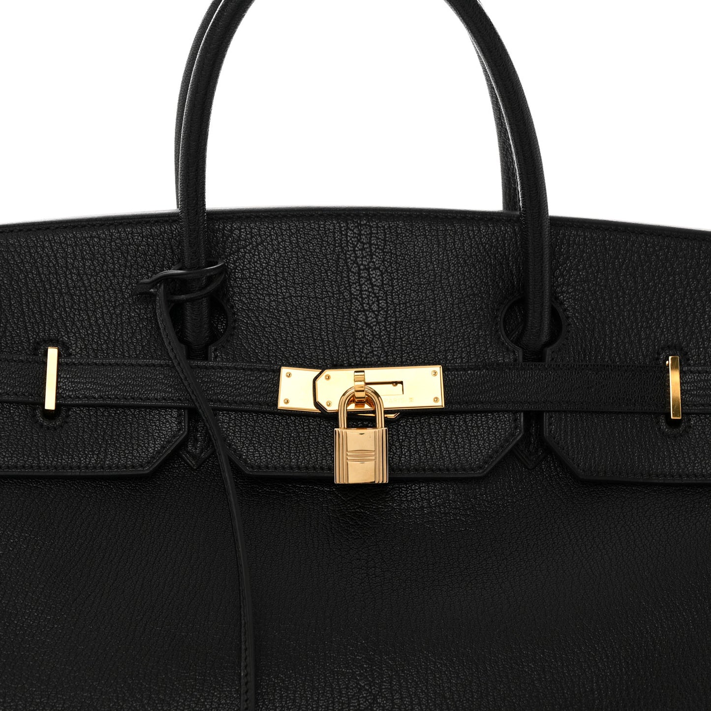 Chevre De Coromandel Birkin 40 Black
