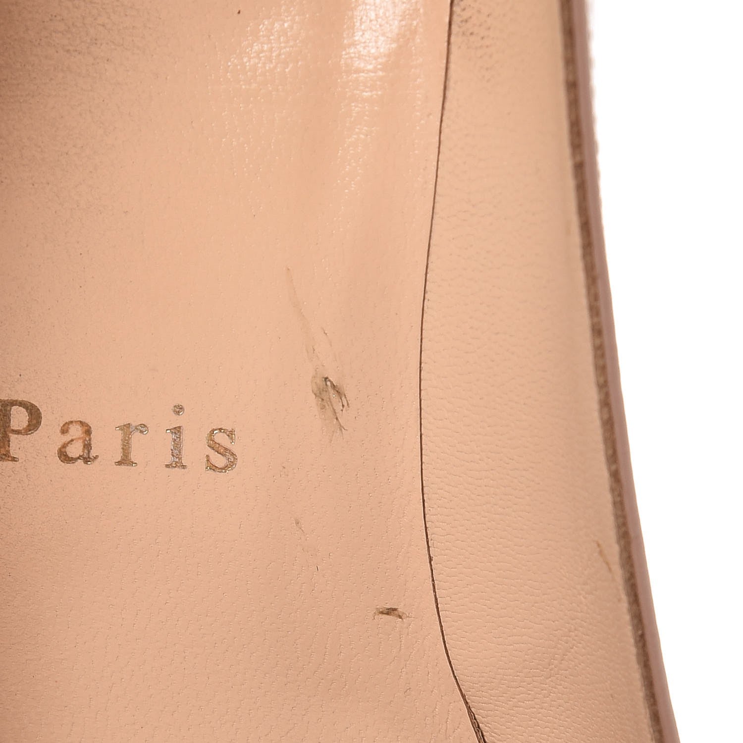 Christian Louboutin Patent New Simple 100 Pumps 37 Nude 13 of 16