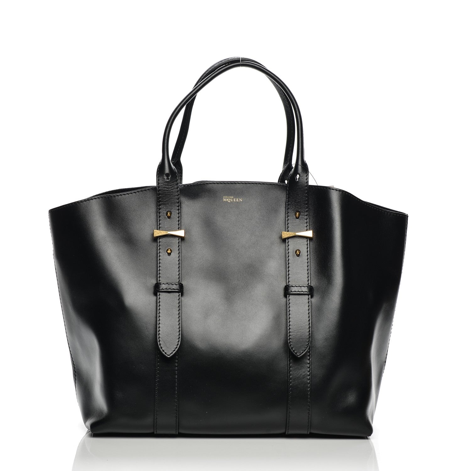 Alexander McQueen Soft Calfskin Medium Legend Tote Black 3 of 9