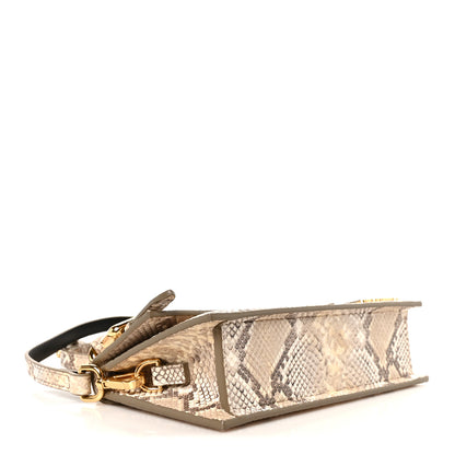 Jacquemus Snakeskin Le Chiquito Boucle Long Beige 4 of 11
