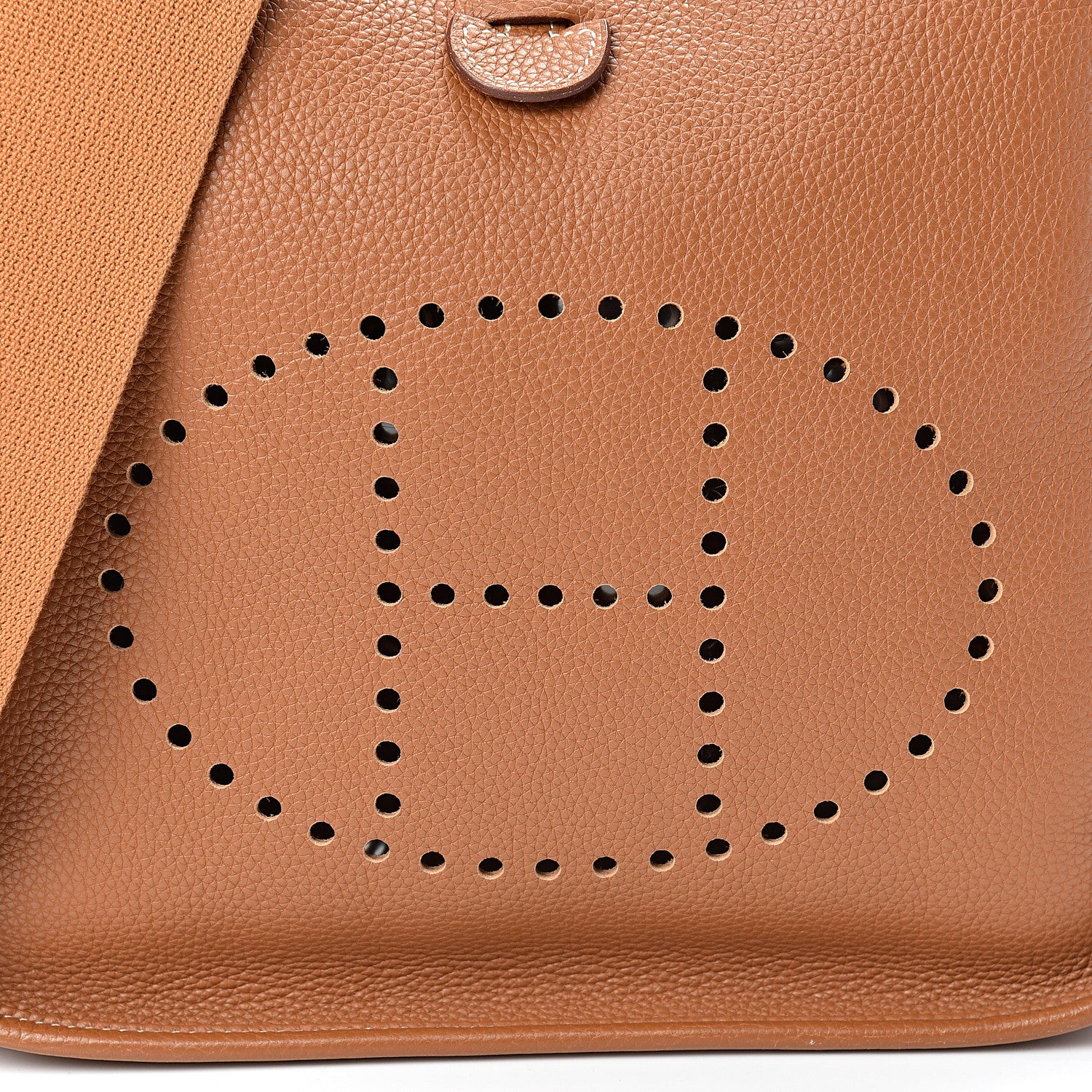 Hermes Taurillon Clemence Evelyne PM Gold 7 of 13