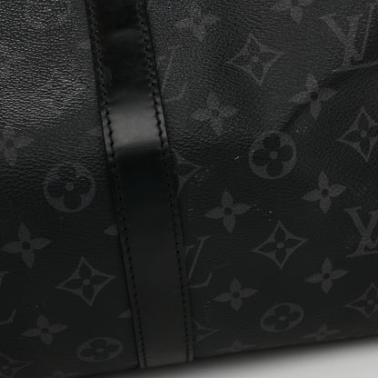 Louis Vuitton Monogram Eclipse Keepall Bandouliere 55 12 of 15