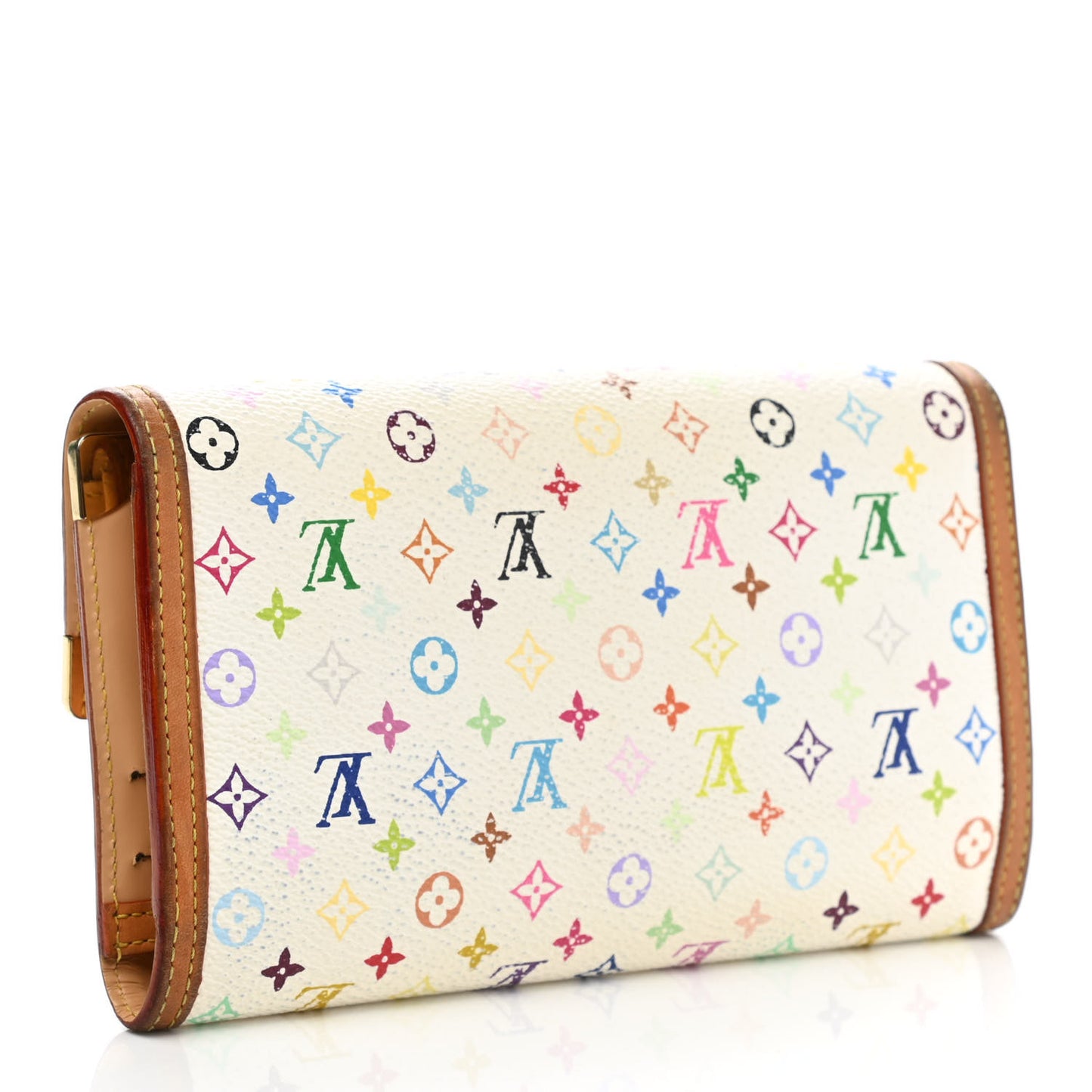 Monogram Multicolor Porte Tresor International Wallet White