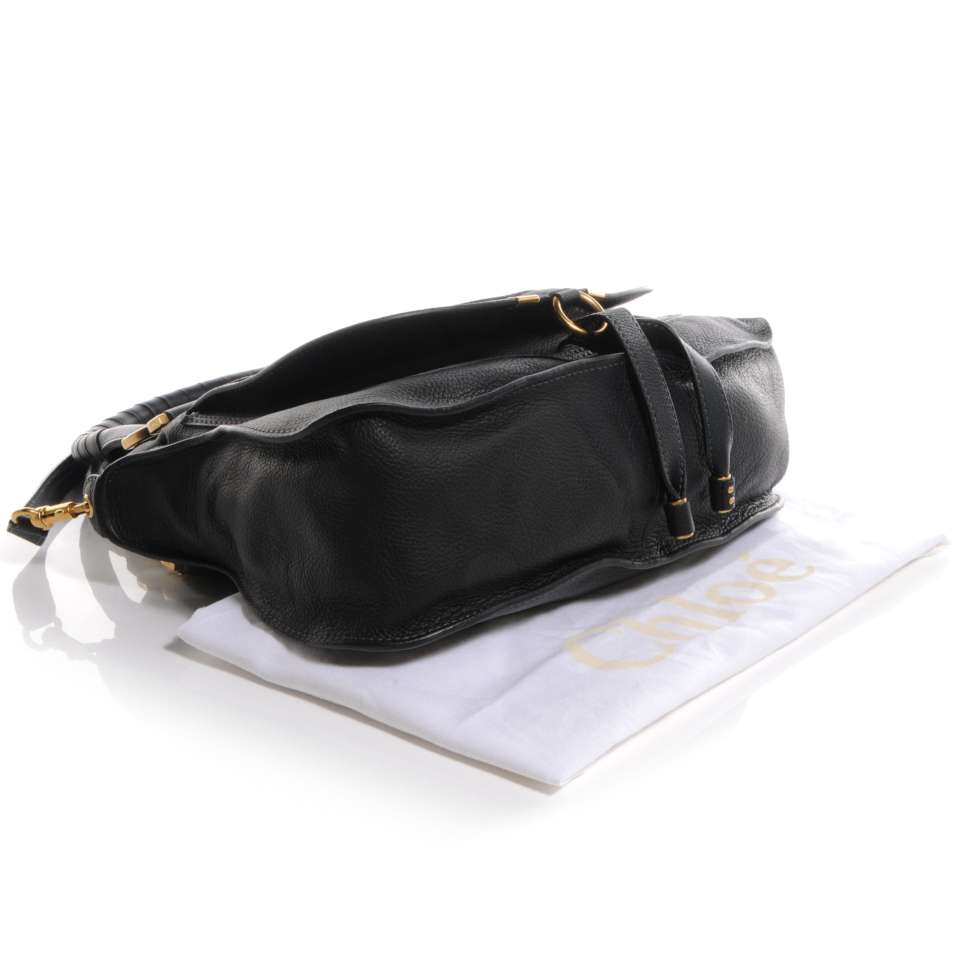Chloe Calfskin Medium Marcie Satchel Black 4 of 9
