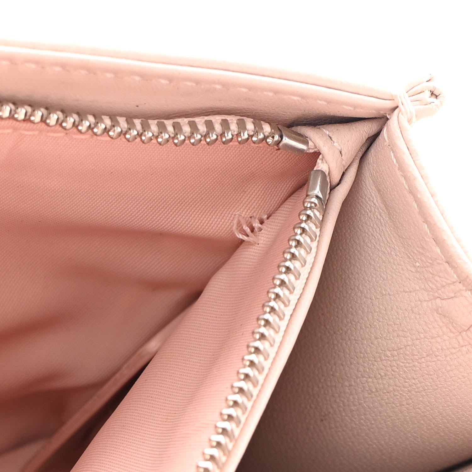 Christian Dior Grained Calfskin Diorama Wallet on Chain Pouch Nude 11 of 18