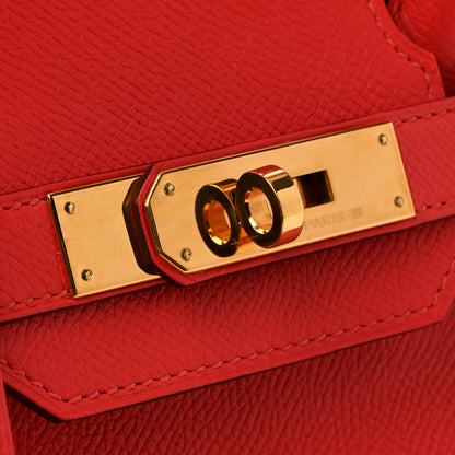 Hermes Epsom Birkin 30 Rouge Tomate 31 of 34