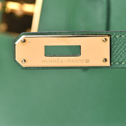 Hermes Epsom Birkin 35 Vert Bengale 11 of 28