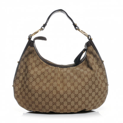 Gucci Monogram Interlocking Medium Hobo Ebony 1 of 7