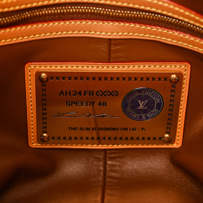 Louis Vuitton Calfskin Monogram Speedy P9 Bandouliere 40 Turquoise 8 of 11
