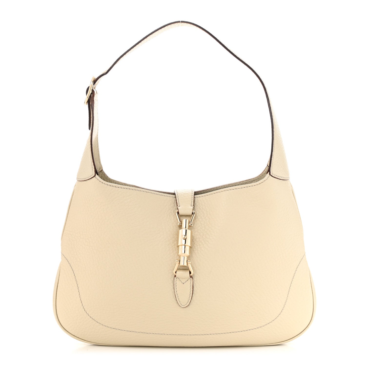 Gucci Calfskin Small Jackie O Hobo White 1 of 11