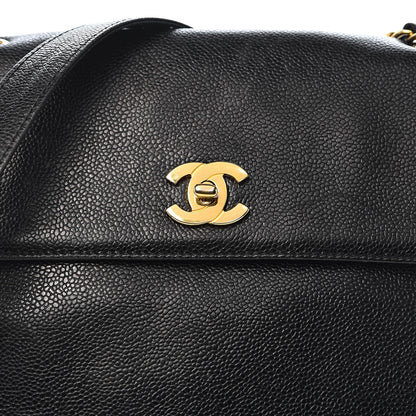 Chanel Caviar CC Shoulder Bag Black 10 of 10
