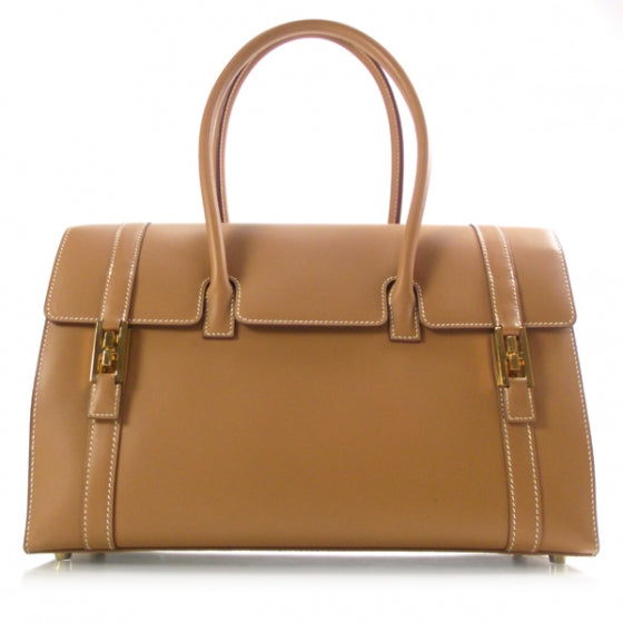 Hermes Chamonix Leather Drag 32 Naturel 1 of 10