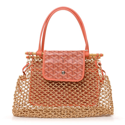 Goyard Goyardine Net Aligre Tote Coral 1 of 9