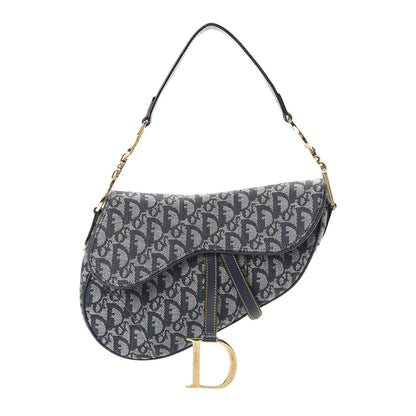 Christian Dior Monogram Saddle Bag Blue 1 of 10