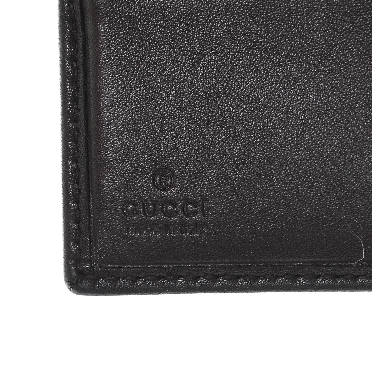 Gucci Monogram Margaux Calfskin Sukey French Flap Wallet Beige Ebony Cocoa 6 of 7